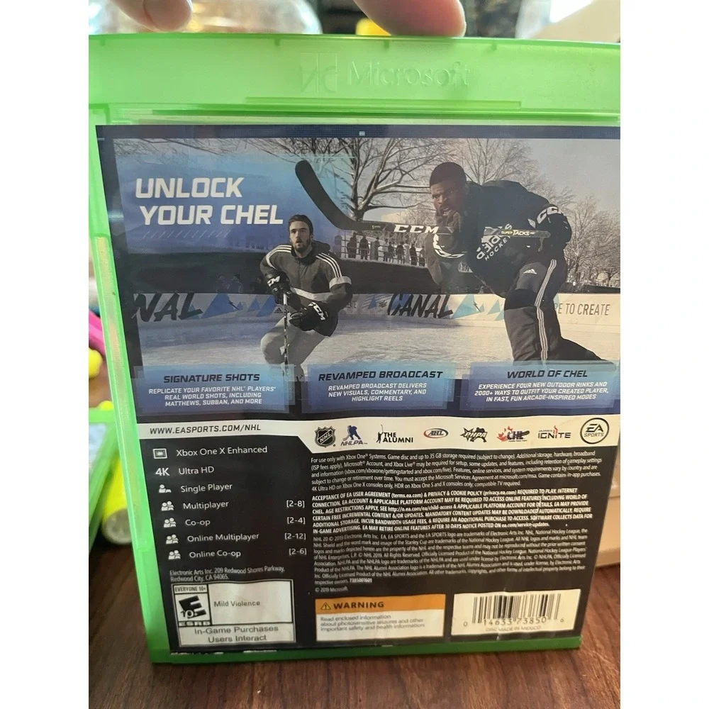 EA Sports NHL 20 Xbox One‎ Video Game Requires Internet